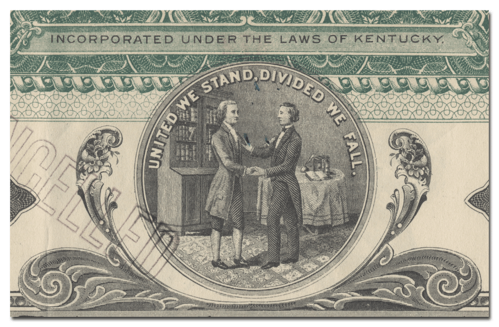 Burley Tobacco Company of Cynthiana Stock Certificate