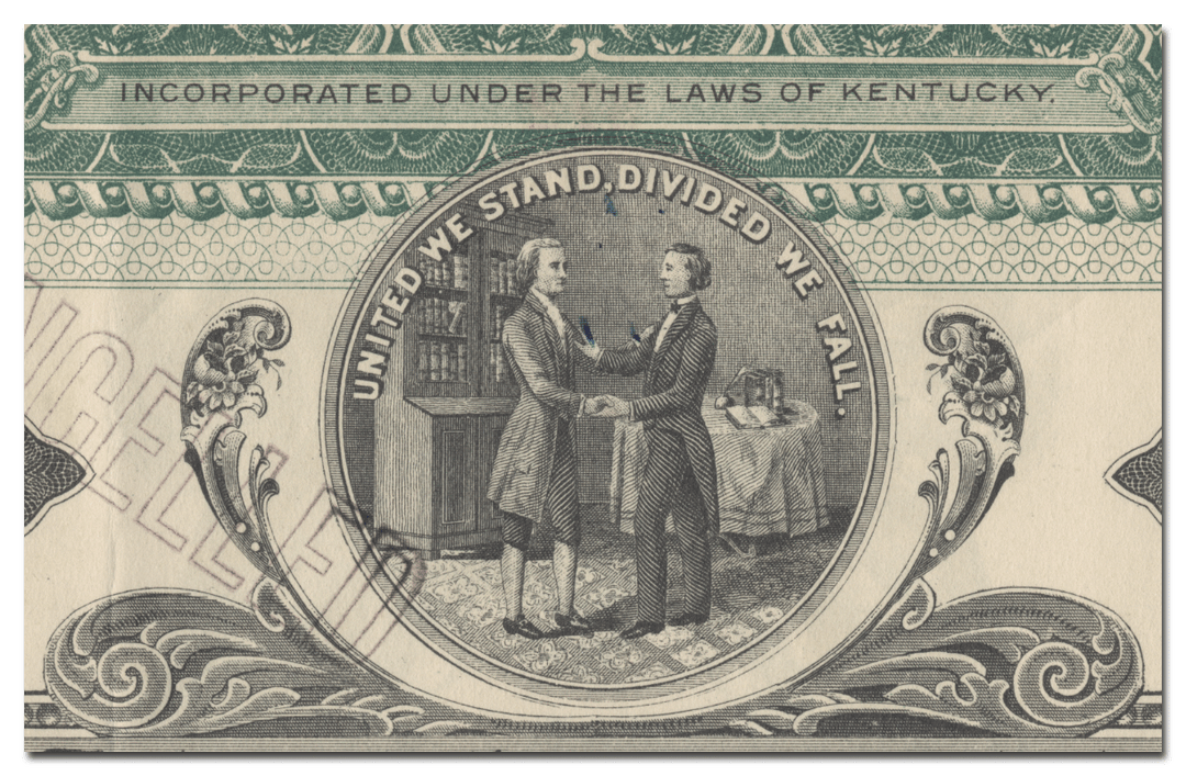 Burley Tobacco Company of Cynthiana Stock Certificate