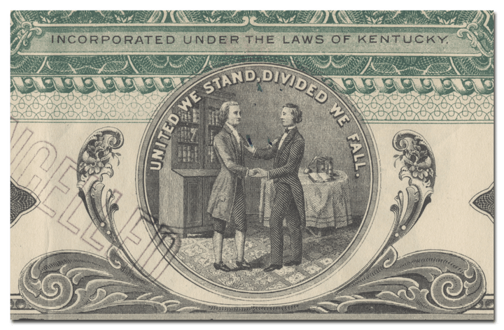 Burley Tobacco Company of Cynthiana Stock Certificate