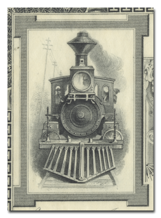 Chicago, Kansas and Western Railroad Company Stock Certificate