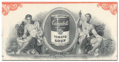 Campbell Soup Company Stock Certificate