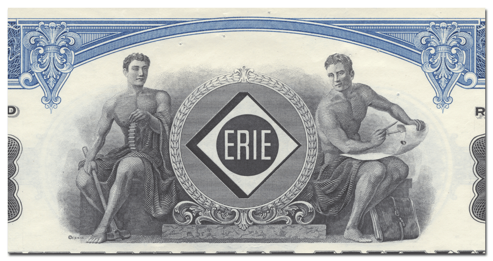 Erie Railroad Company Bond Certificate