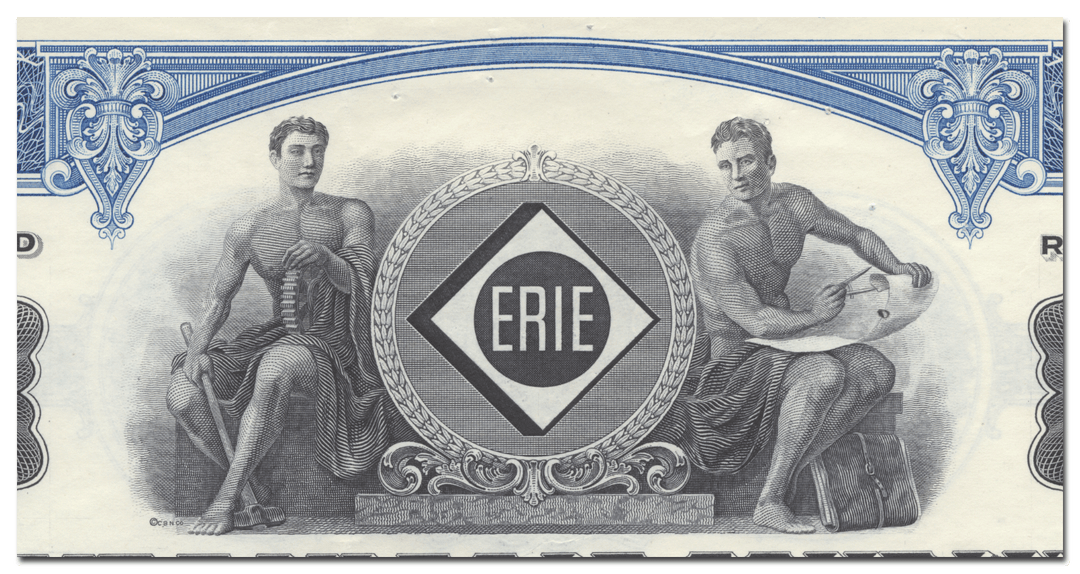 Erie Railroad Company Bond Certificate