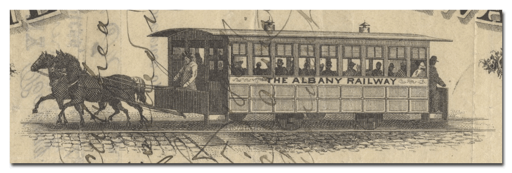 Albany Railway Stock Certificate