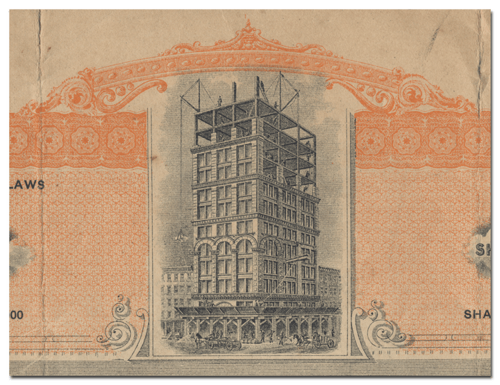 Hudson Brick and Cement Company Stock Certificate