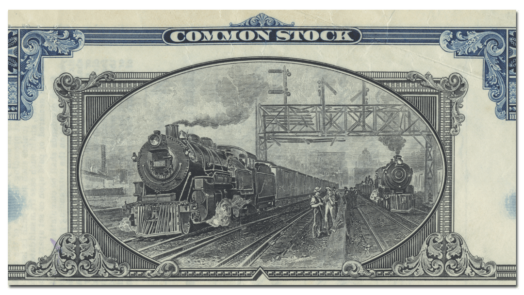 Gulf, Mobile and Northern Railroad Company Stock Certificate