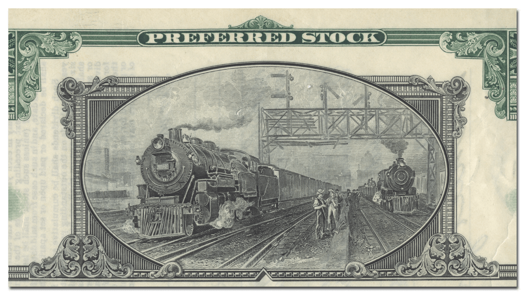 Gulf, Mobile and Northern Railroad Company Stock Certificate