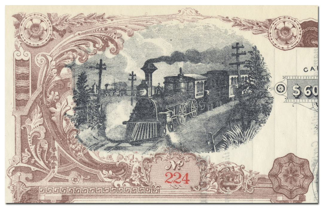 Macopin Railroad Company Stock Certificate