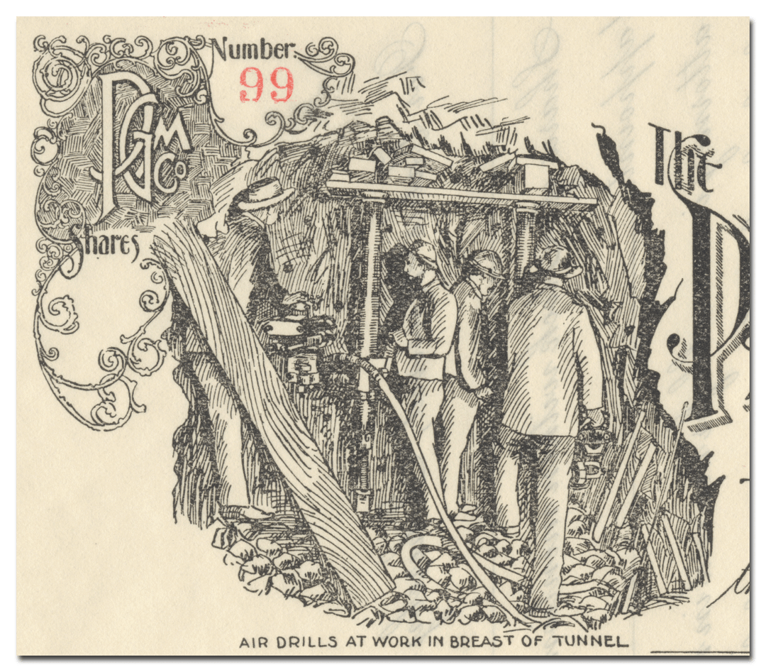 Parah Gold Mining Company Stock Certificate