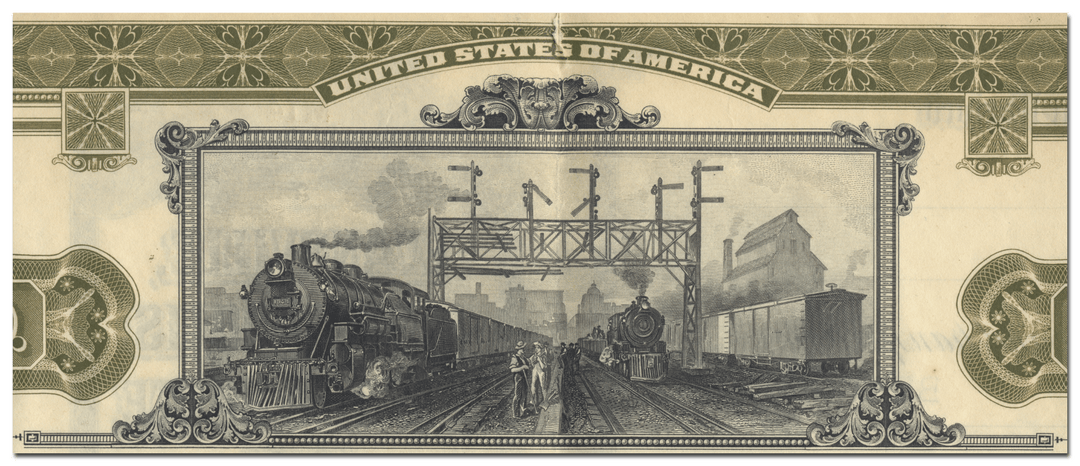 Evansville, Indianapolis & Terre Haute Railway Company Bond Certificate