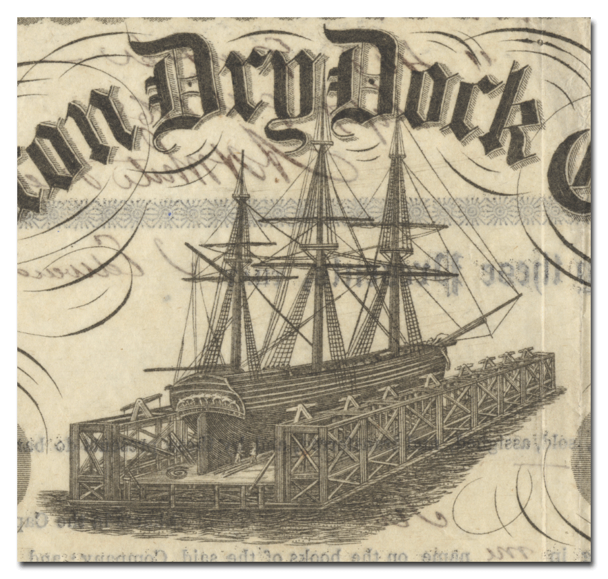 East Boston Dry Dock Company Stock Certificate