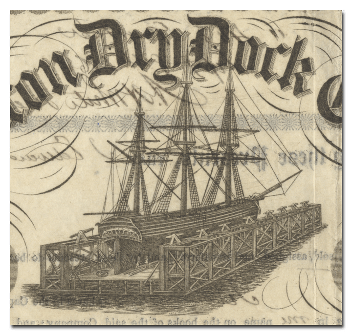 East Boston Dry Dock Company Stock Certificate