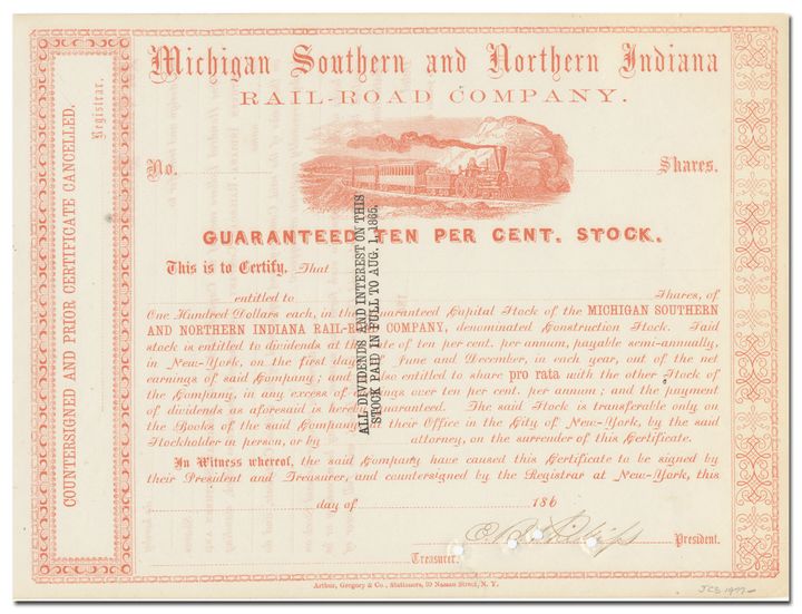 Michigan Southern and Northern Indiana Rail-Road Company