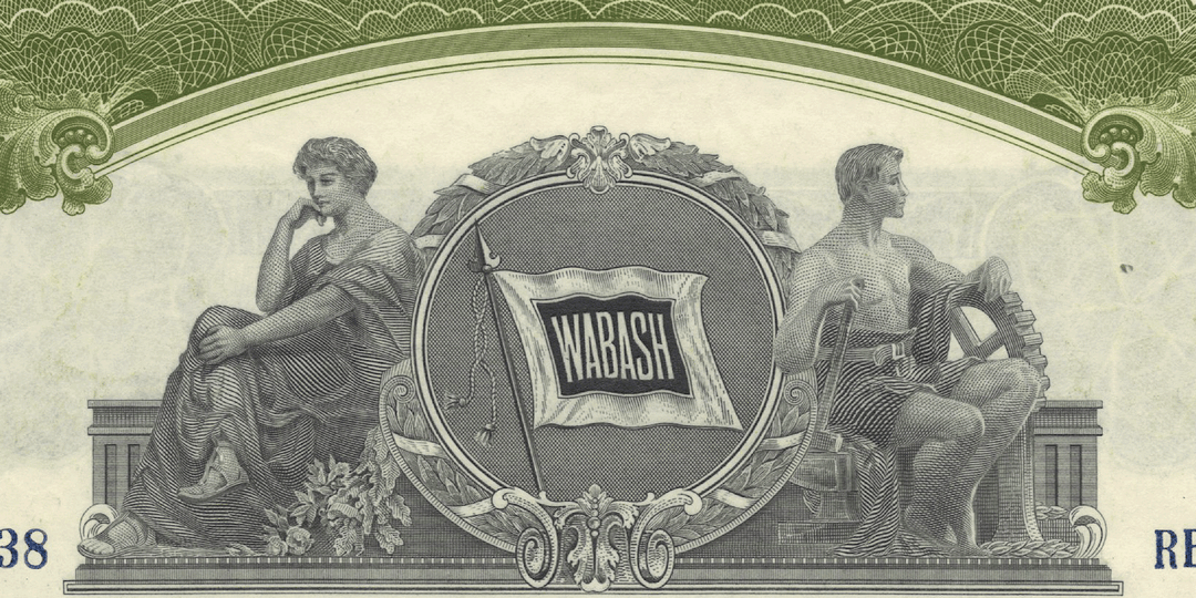 Wabash Railroad Company Bond Certificate