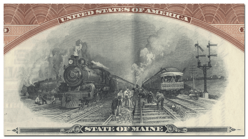 Maine Central Railroad Company Bond Certificate