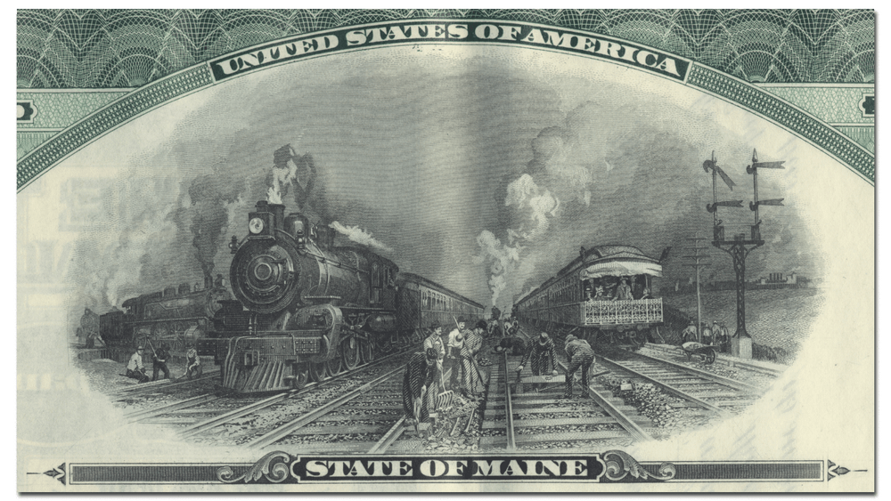 Maine Central Railroad Company Bond Certificate