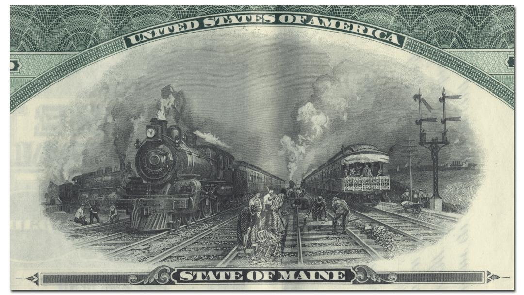 Maine Central Railroad Company Bond Certificate