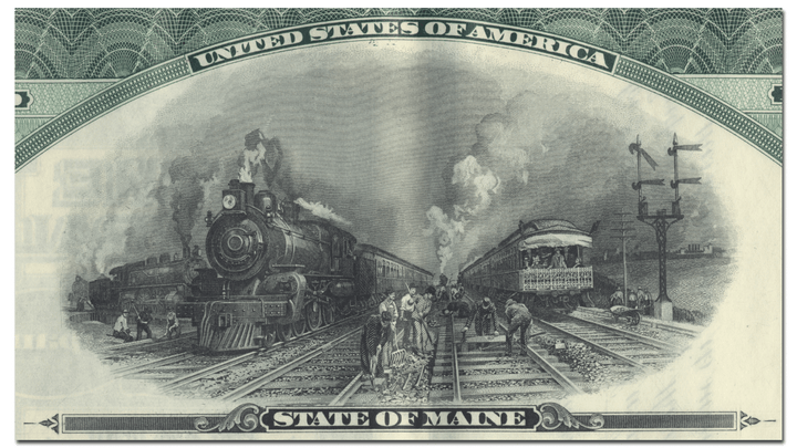 Maine Central Railroad Company Bond Certificate