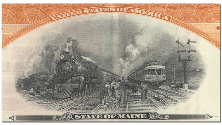 Maine Central Railroad Company Bond Certificate