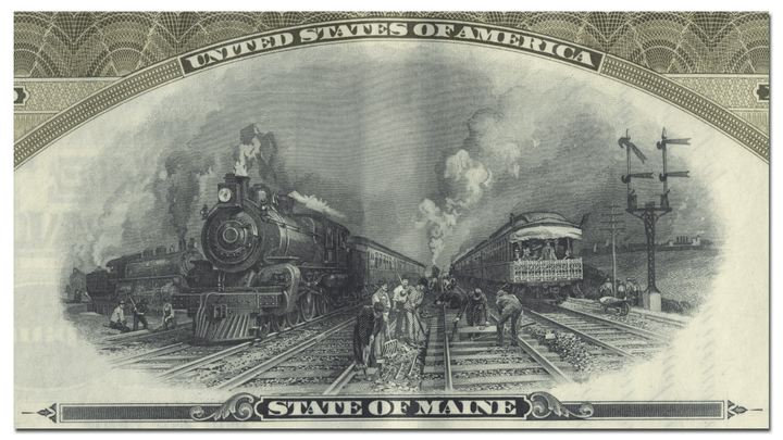 Maine Central Railroad Company Bond Certificate