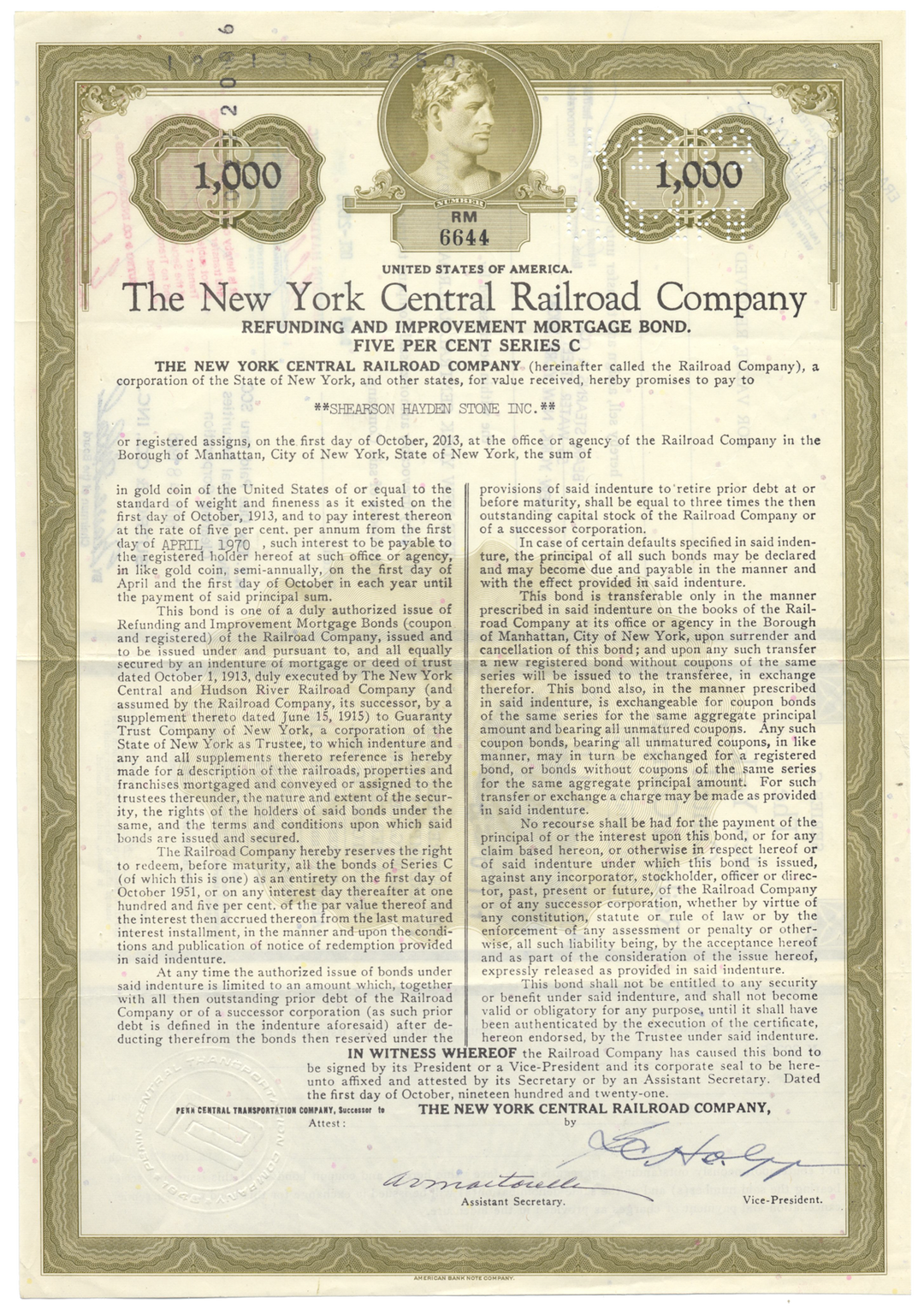 New York Central Railroad Company