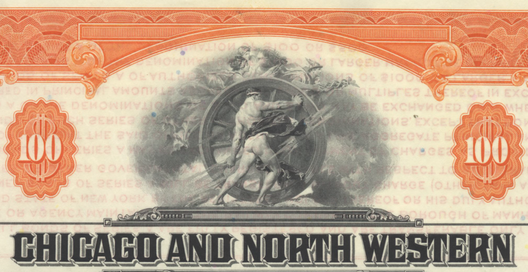 Chicago and North Western Railway Company Bond Certificate