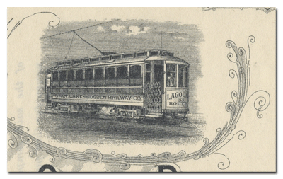 Salt Lake and Ogden Railway Co. Stock Certificate