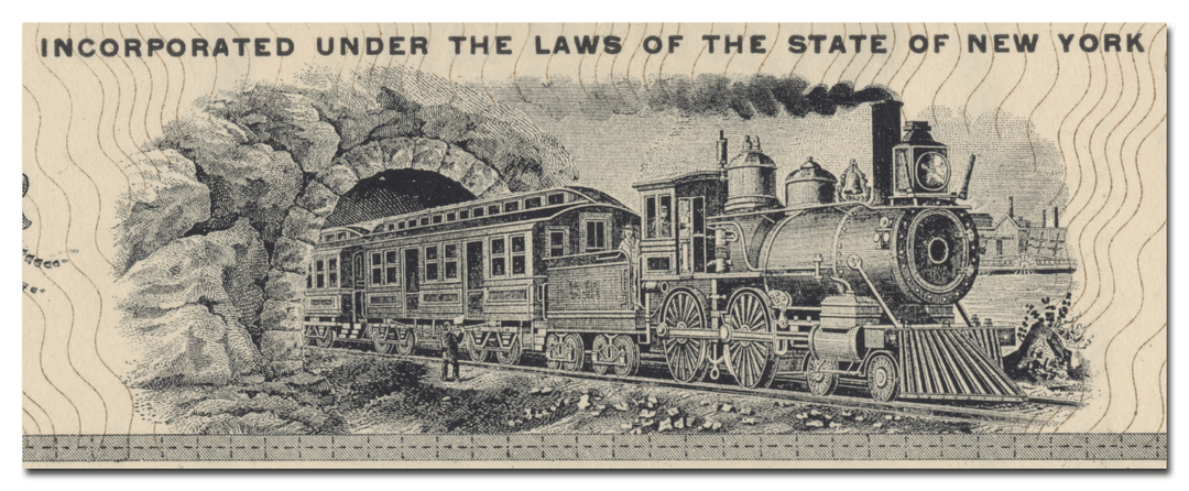 New York and Long Island Railroad Company Stock Certificate