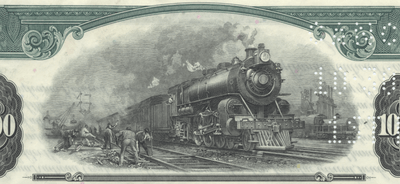 Pittsburgh, Cincinnati, Chicago and St. Louis Railroad Company Bond Certificate