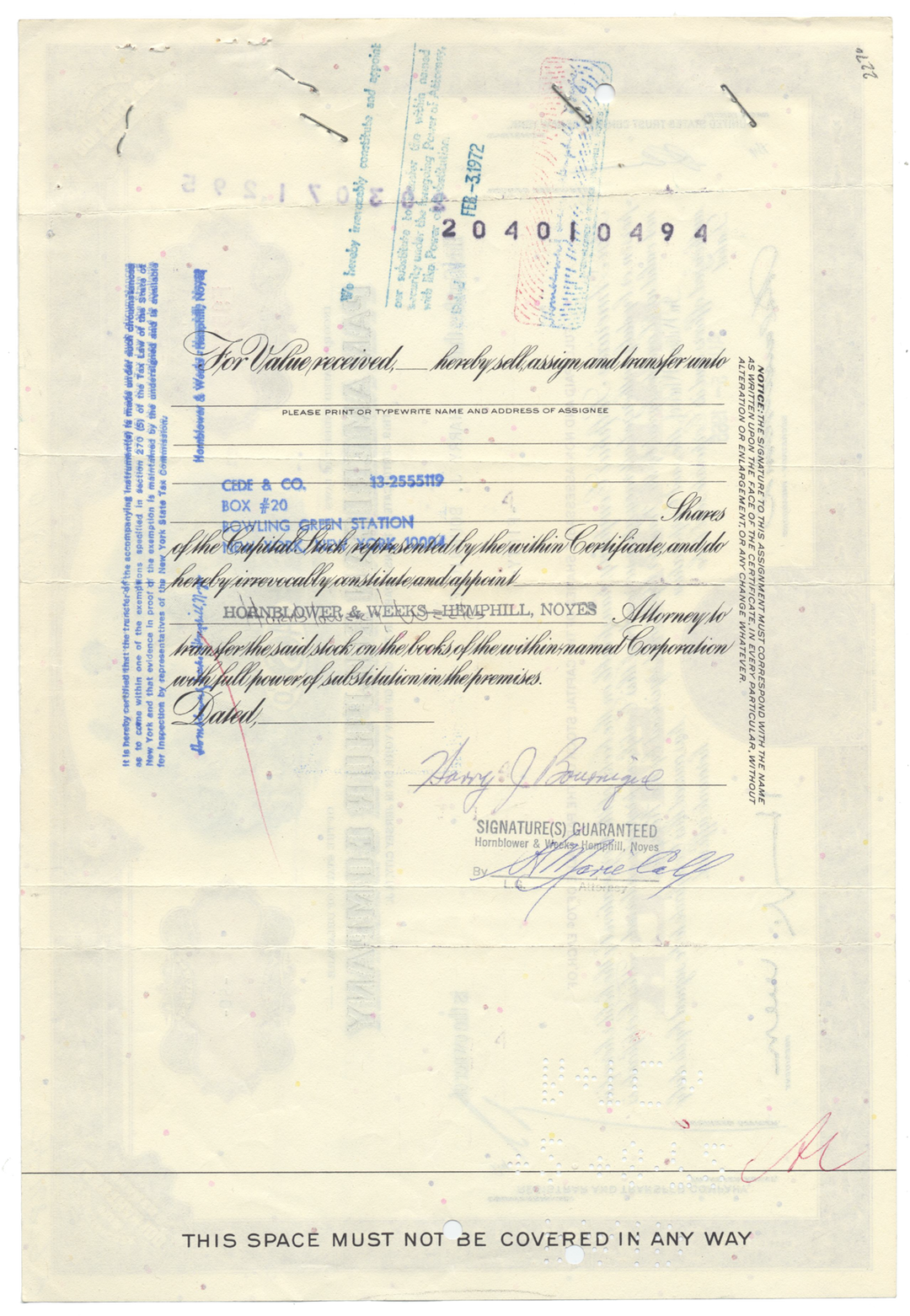 Pan American Sulphur Company Stock Certificate