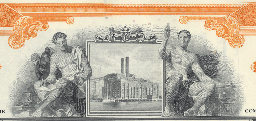 Boston Edison Company Stock Certificate