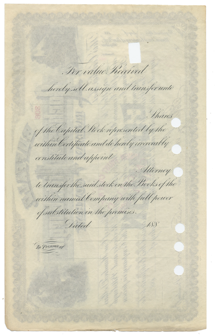 Buffalo, Rochester and Pittsburgh Railway Company Stock Certificate