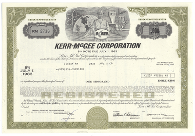 Kerr-McGee Corporation Bond Certificate