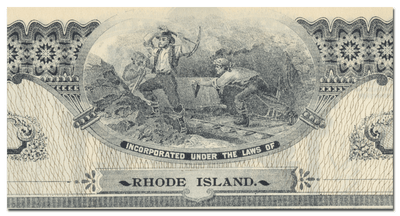 Odd Fellows Building Association of Rhode Island Stock Certificate