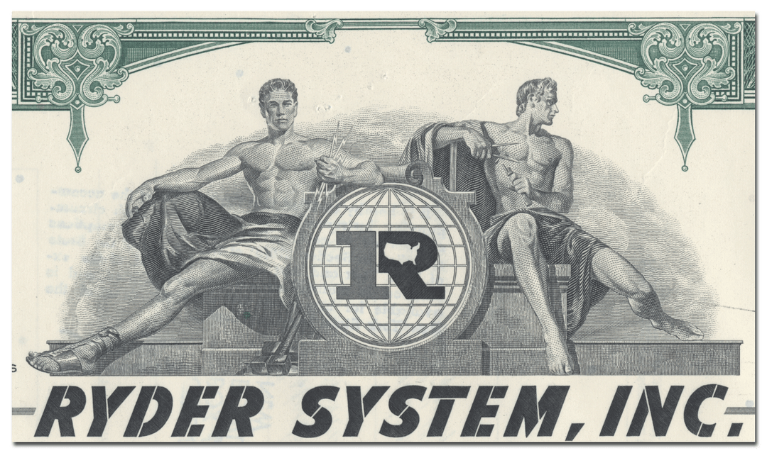 Ryder System, Inc. Stock Certificate