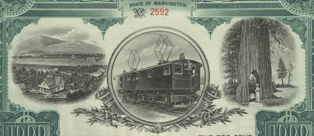 Snohomish Valley Railway Company Bond Certificate