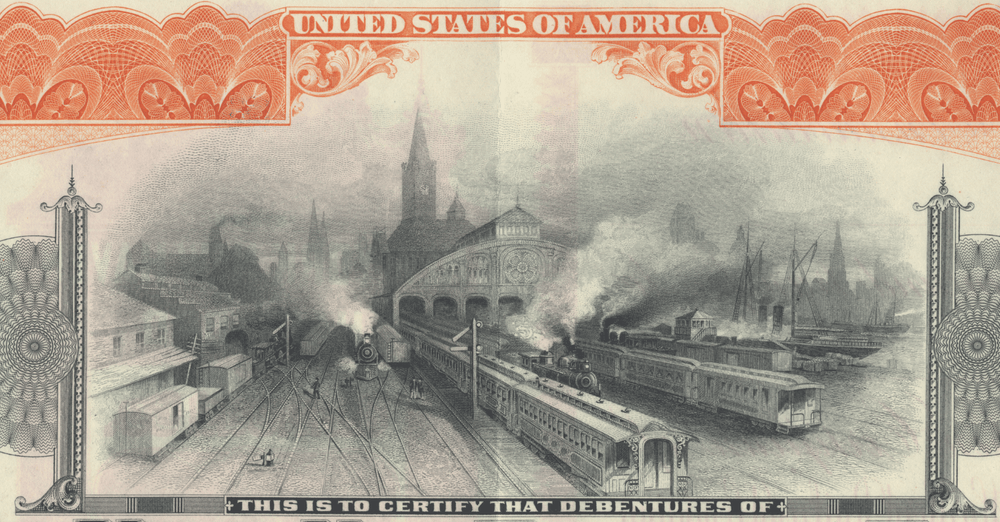 New York, New Haven and Hartford Railroad Company Bond Certificate