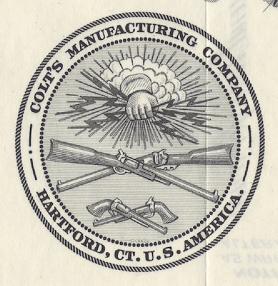 Colt's Manufacturing Company Stock Certificate
