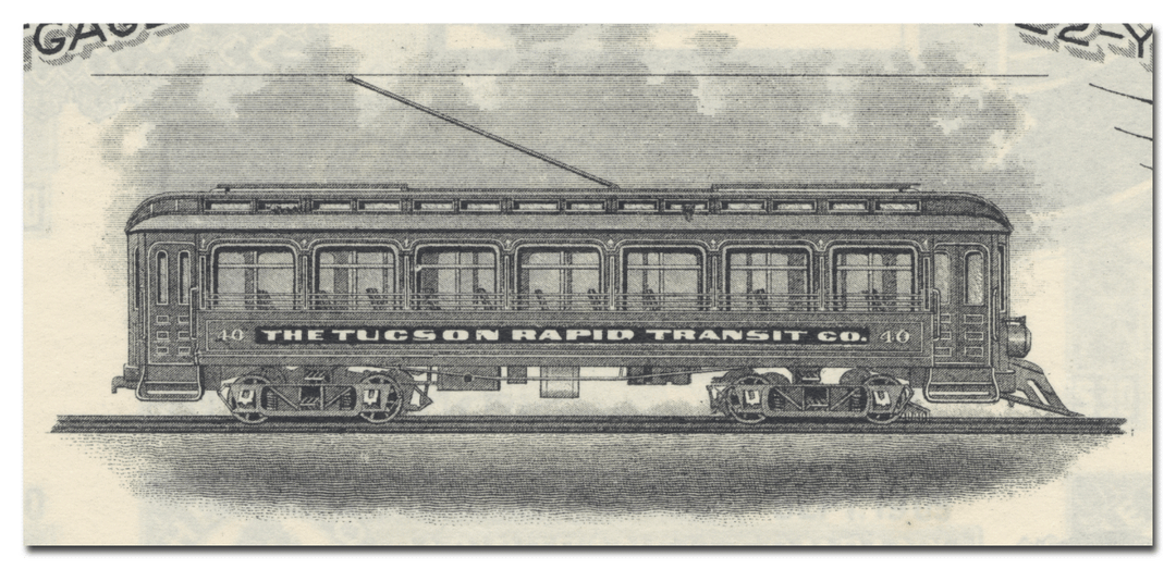 Tucson Rapid Transit Company Bond Certificate