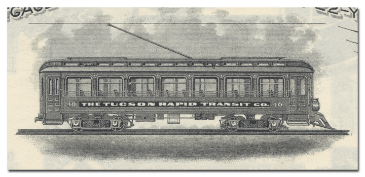 Tucson Rapid Transit Company Bond Certificate