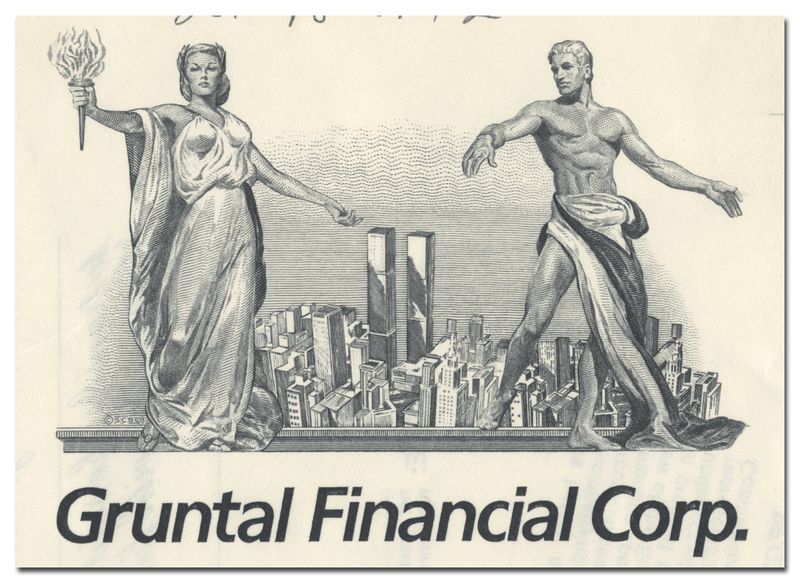 Gruntal Financial Corp. Stock Certificate