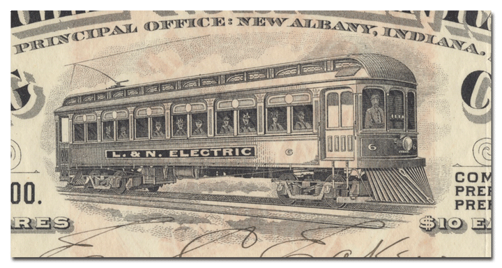 Louisville and Northern Railway and Lighting Company (Signed by Samuel Insull)