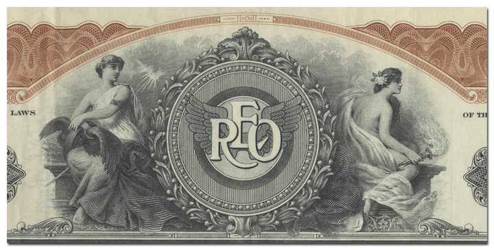 Reo Motor Car Company Stock Certificate