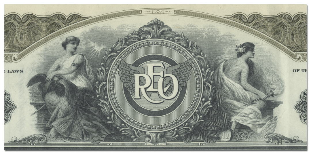 Reo Motor Car Company Stock Certificate