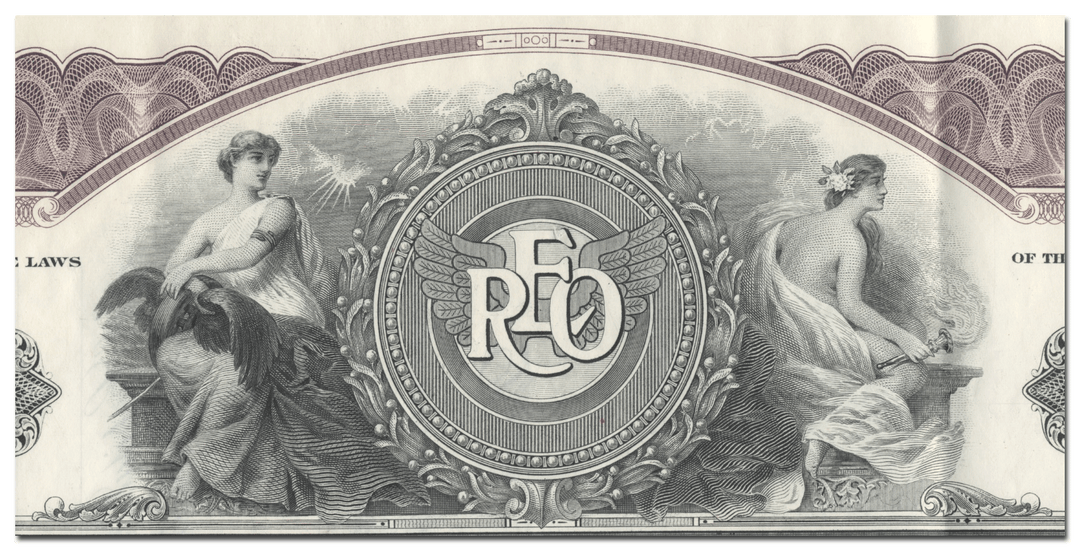 Reo Motor Car Company Stock Certificate