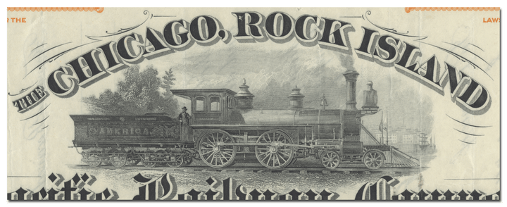 Chicago, Rock Island and Pacific Railway Company Stock Certificate