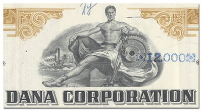Dana Corporation Bond Certificate