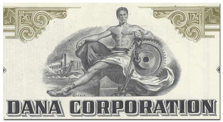 Dana Corporation Bond Certificate