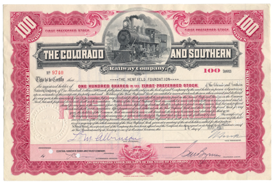 Colorado and Southern Railway Company