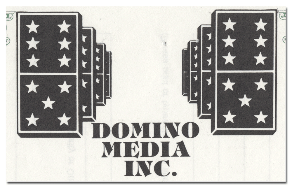 Domino Media, Inc. Stock Certificate